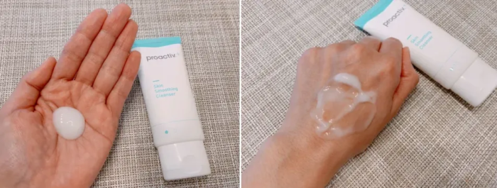 プロアクティブニキビ洗顔スキン-スムージング-クレンザー　実際のテクスチャー